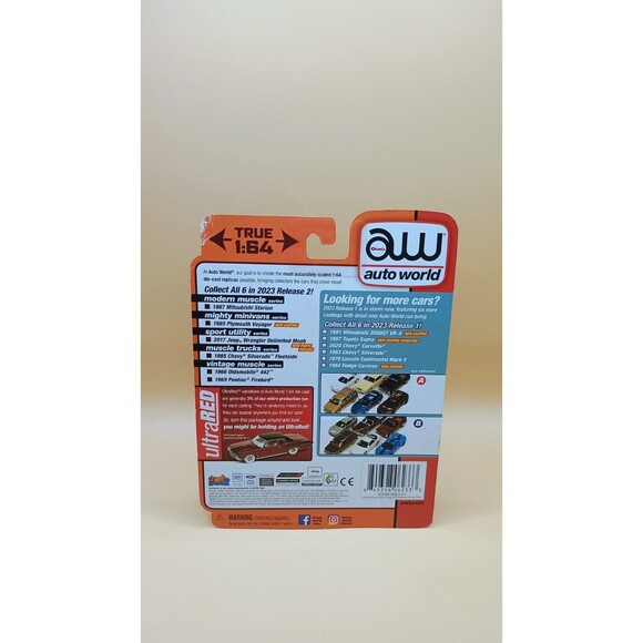 AUTO WORLD PREMIUM MODERN MUSCLE SERBIA BLACK 1987 MITSUBISHI STARION 1/64 CAR - Picture 6 of 7